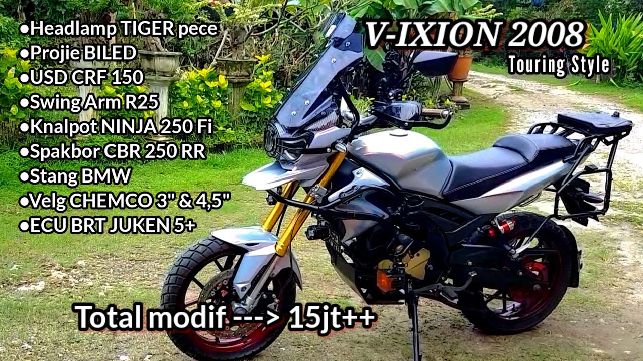 Modifikasi Touring Vixion Old 2008 Seharga 2 Motor Vixion Baru | Review Motor | Modifikasi Touring