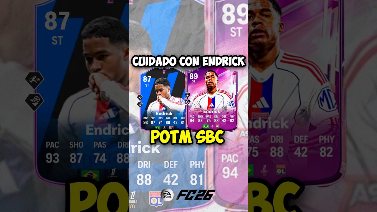 🚨🤫&iexcl;Endrick POTM SBC Esconde un SECRETO en EA FC 26!🤫🚨