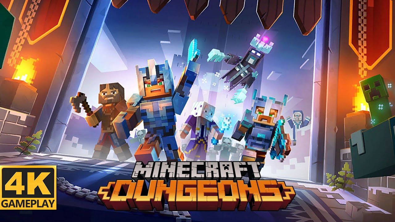MINECRAFT DUNGEONS 4K 60FPS PC MAX SETTINGS RTX 3070