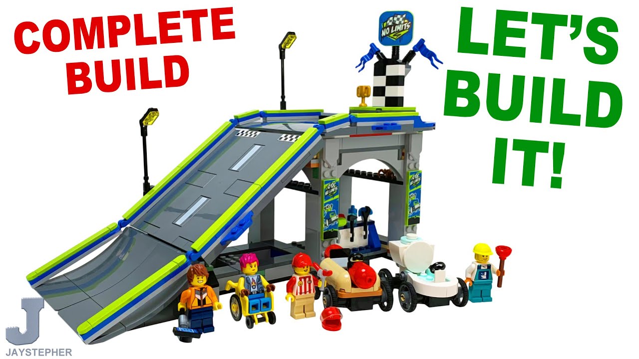 LEGO City 2025 No Limits: Race Car Ramp Track 60460 Complete Build & Review