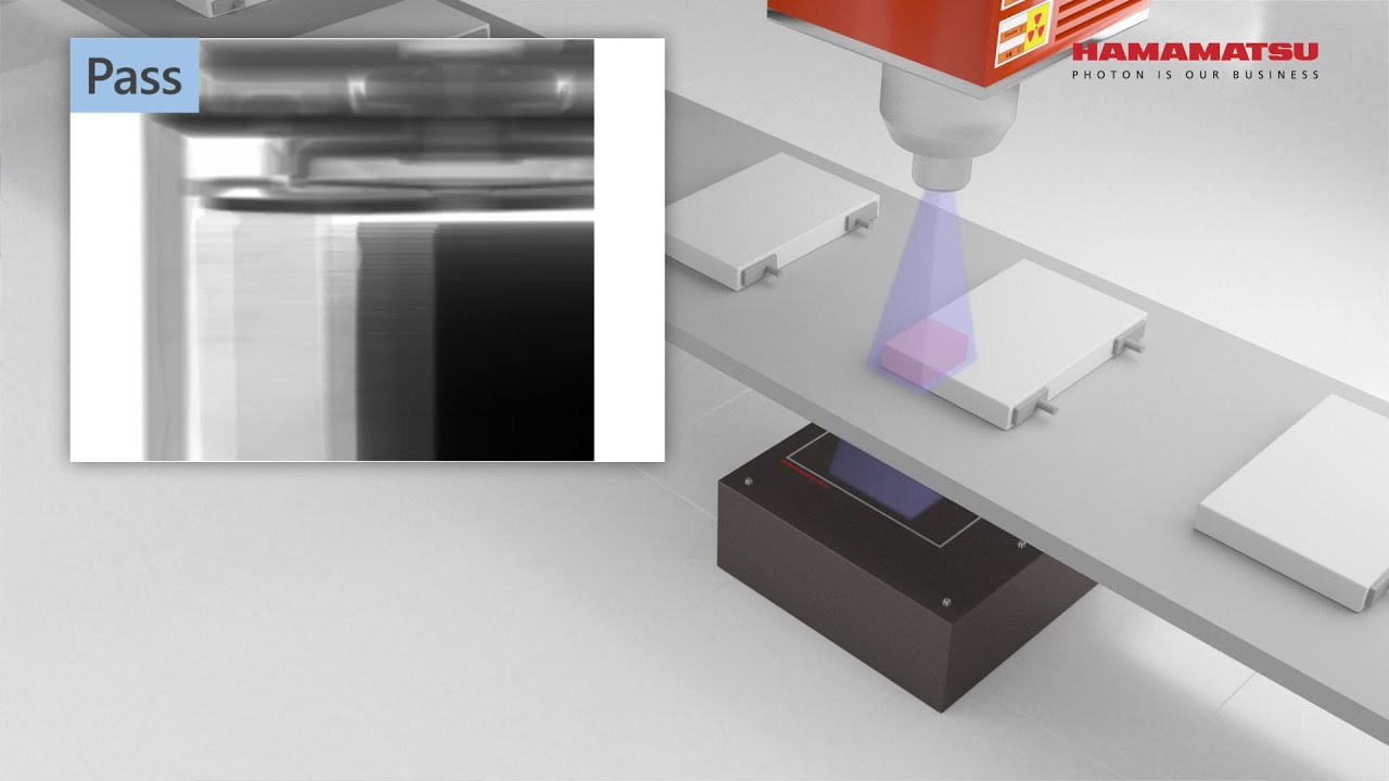 X-ray inspection for prismatic/pouch lithium-ion batteries (winding type)