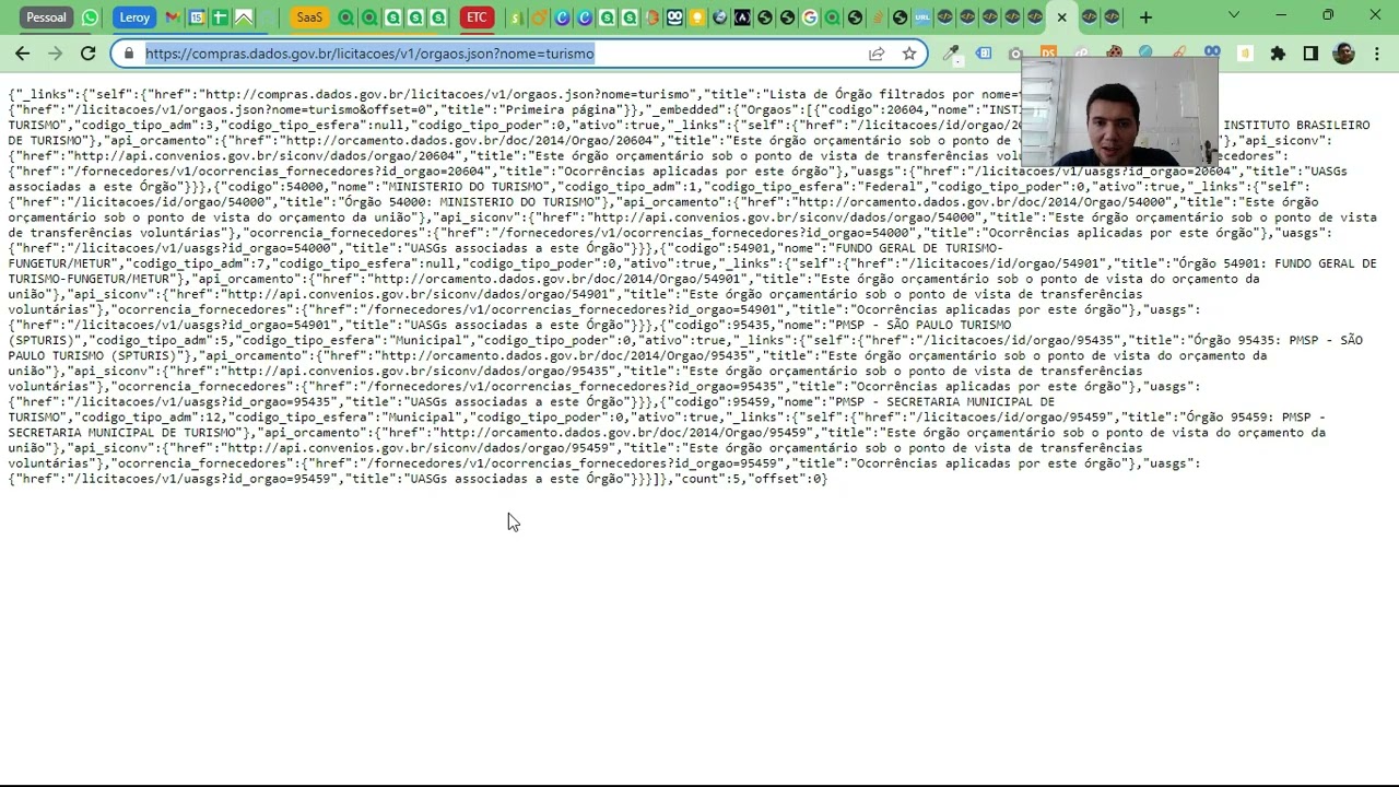 Como fazer conexão com a api de dados abertos GOV no Qlik Sense