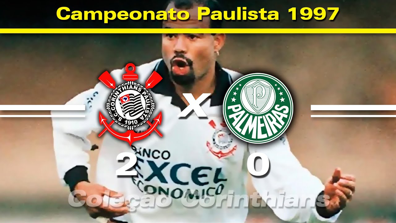 Corinthians 2 x 0 Palmeiras - 01 / 06 / 1997 - Campeonato Paulista