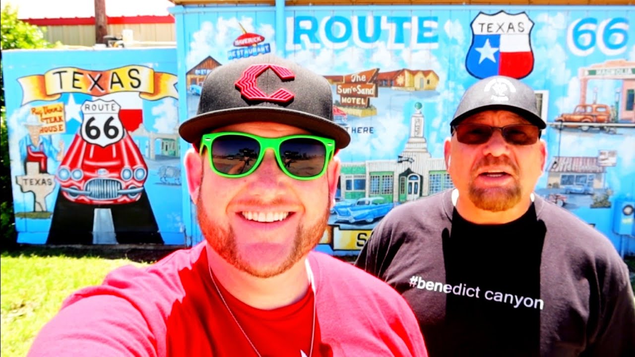 ROUTE 66 Shamrock TX to Amarillo, TX | DAY 13 The BIG Texan!