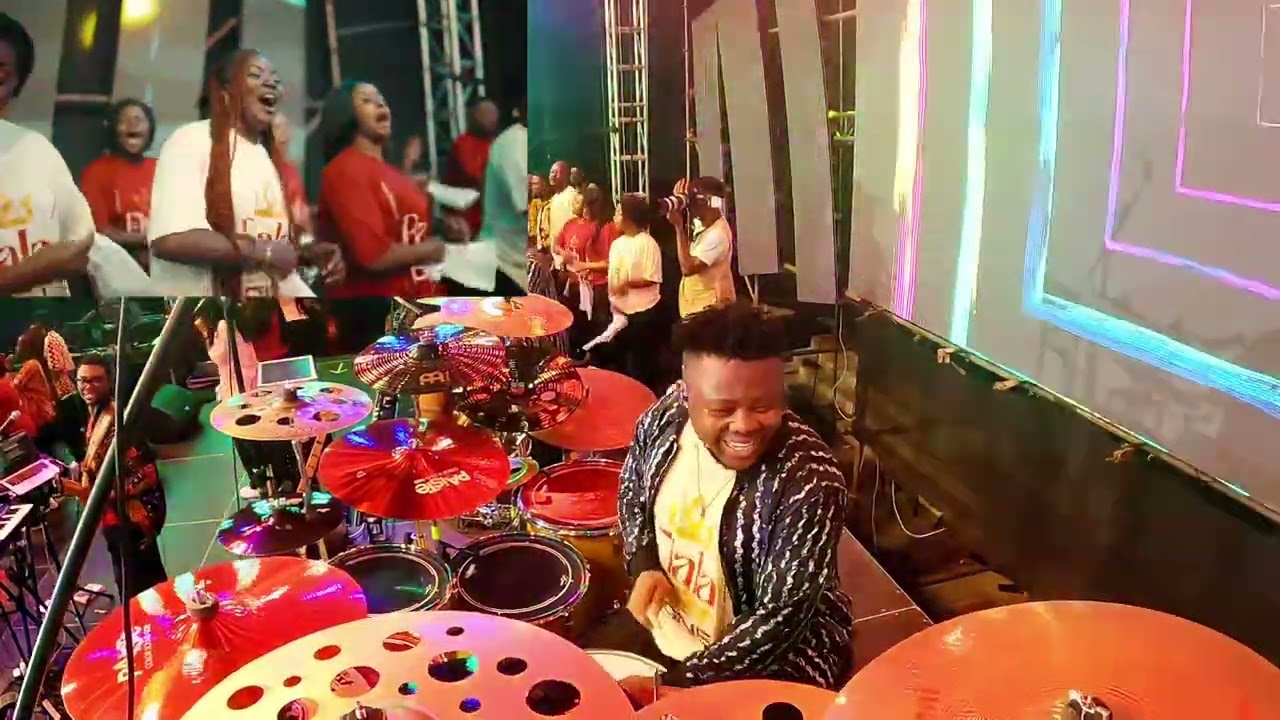 AWOÈ MEDLEY-BY MIAB CHOIR Drum Cam