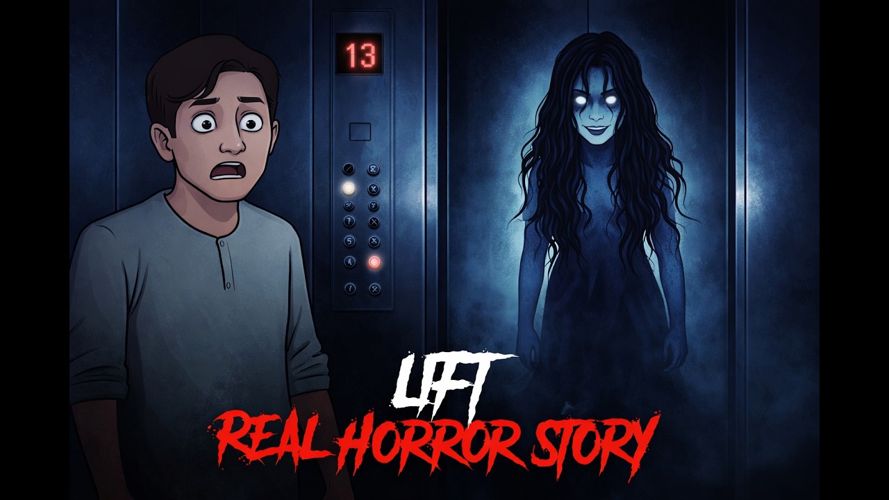 लिफ्ट में आई वो लड़की इंसान नहीं थी… | Elevator Game | Horror Story | animated horror story 