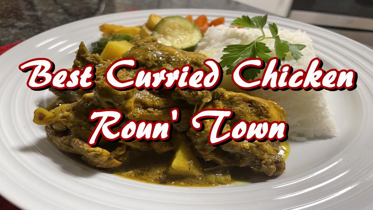 Best Curried Chicken Roun' Town ● Unique Jamaican Style Curried Chicken