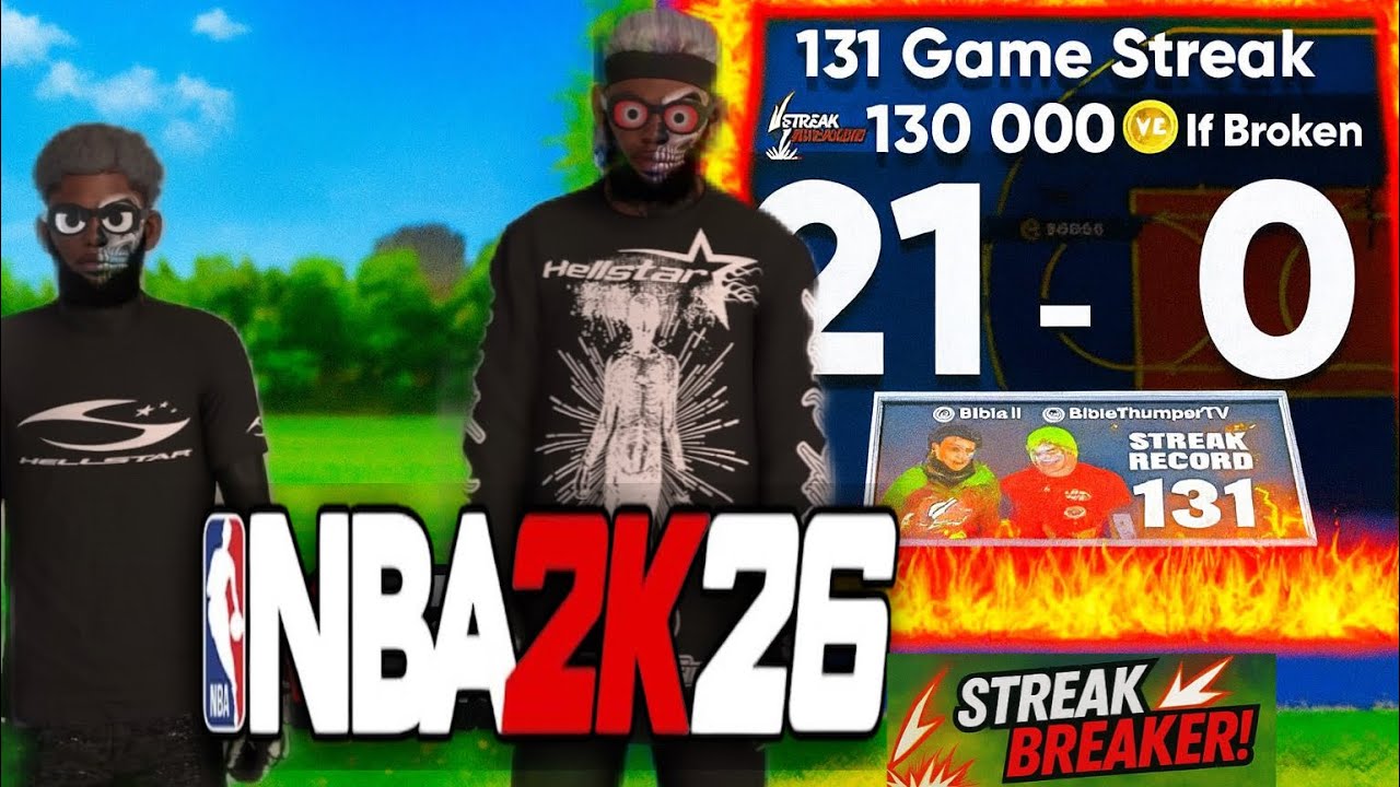 I WENT STREAK HUNTING ON 7'4 DEMIGOD ON NBA2K26