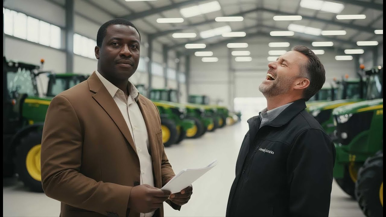 'I Want 12 John Deeres Today' Says The Black Farmer, The Dealer Laughs But Gets Shocked When Finds