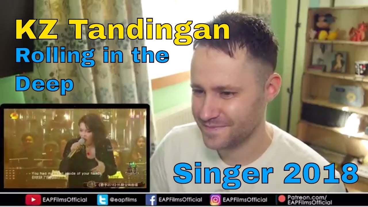 KZ Tandingan - Rolling in the Deep (China Singer 2018) | REACTION