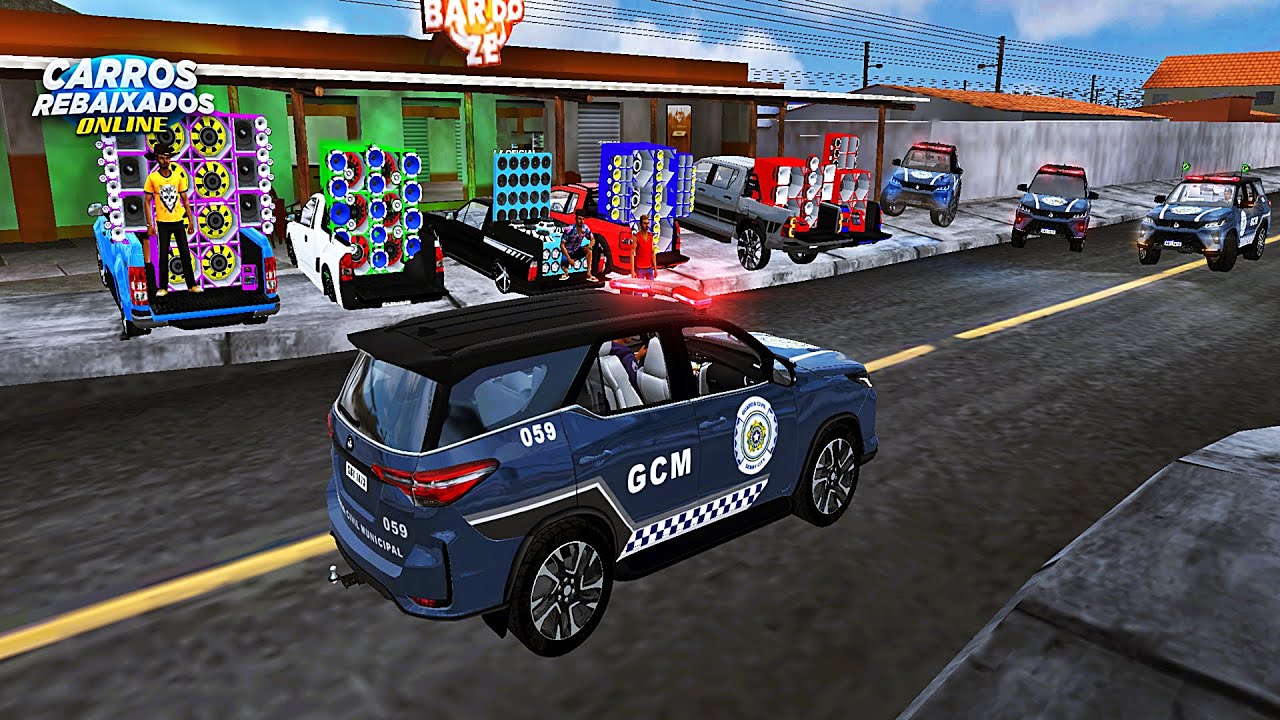 CARROS REBAIXADOS ONLINE | OPERAÇÃO DA GCM ACABA COM RACHA DE SOM NO BAR DO ZÉ 2