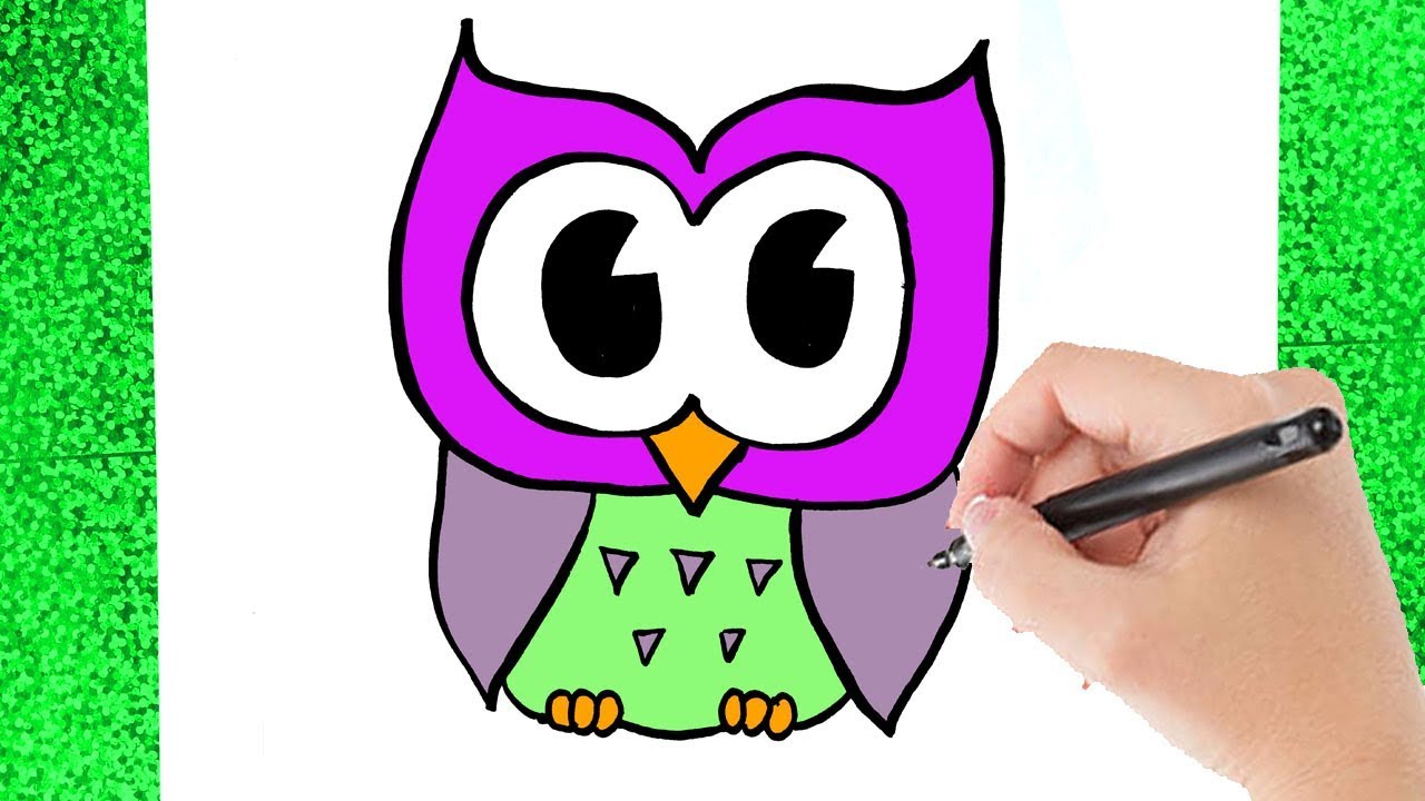 HOE TEKEN JE EEN SCHATTIGE UIL? KAWAII EN EASY