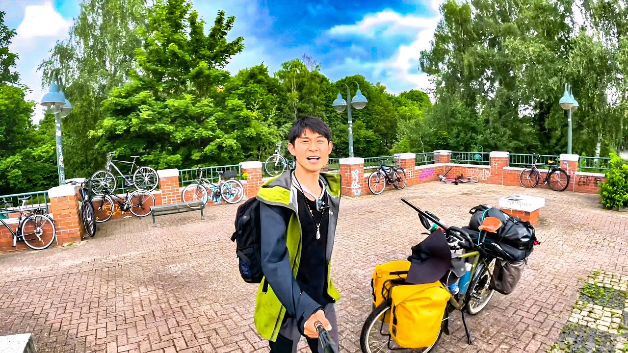 穿越欧洲前往世界尽头冰岛，准备离开德国去丹麦，天天下雨受不了【陶三丰的草根之旅】