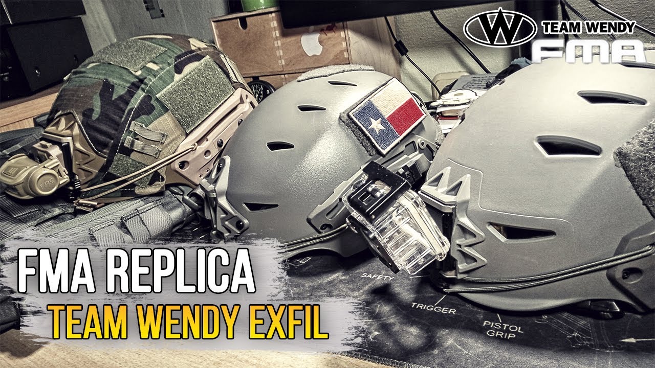 Тактические шлемы FMA | Team Wendy EXFIL (сравнение всех версий!)