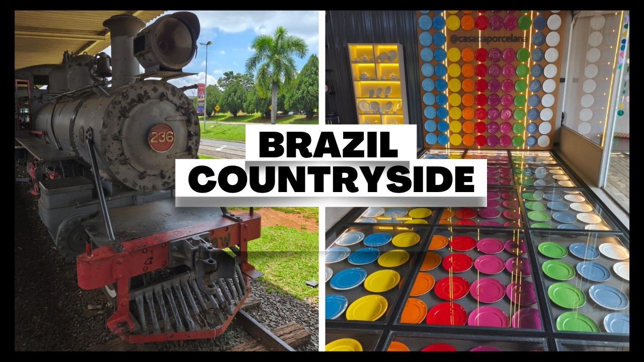 Brazil Countryside — A Full Day in Jaguariúna & Pedreira | Relaxing Travel Film