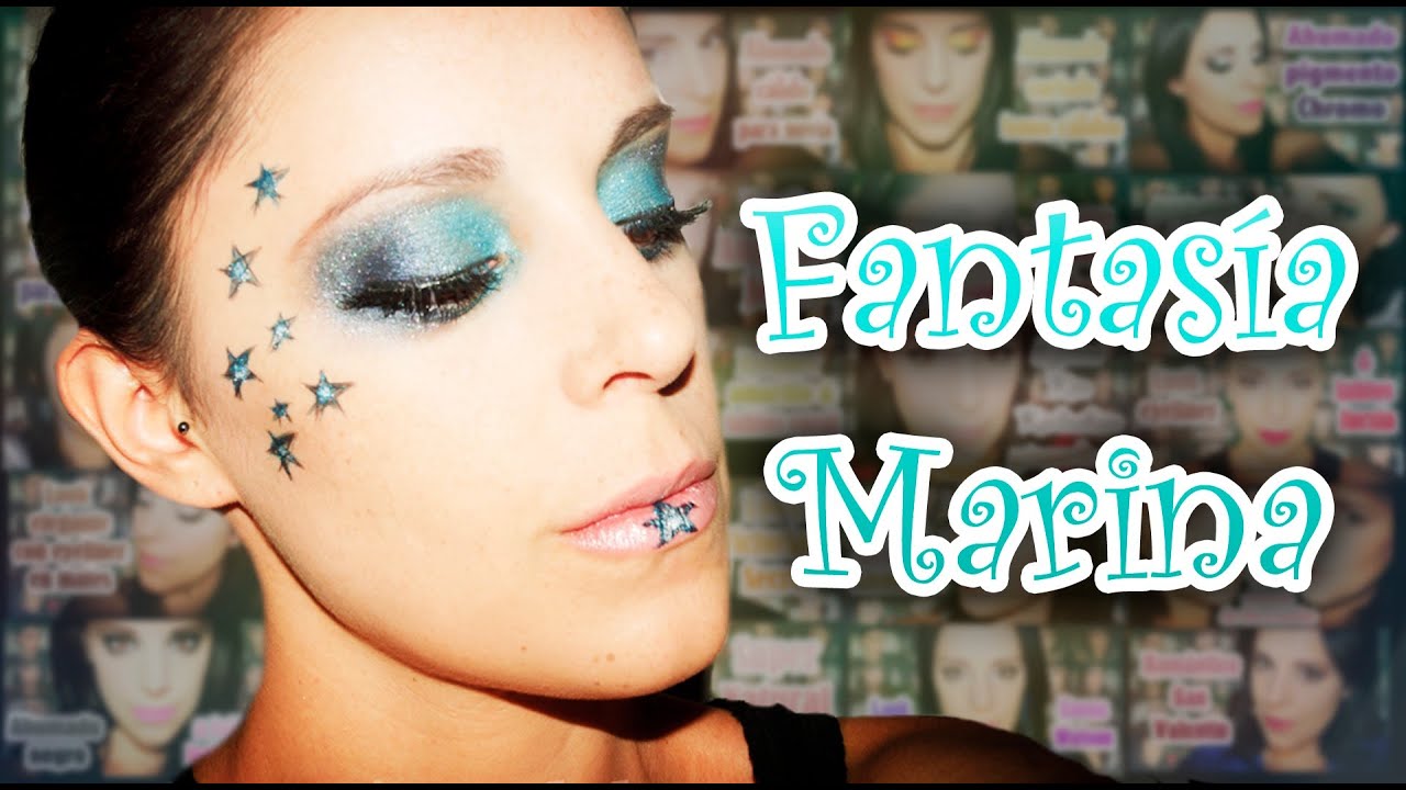 Maquillaje estrellas azules fantasía, Intensos #67 | Silvia Quiros