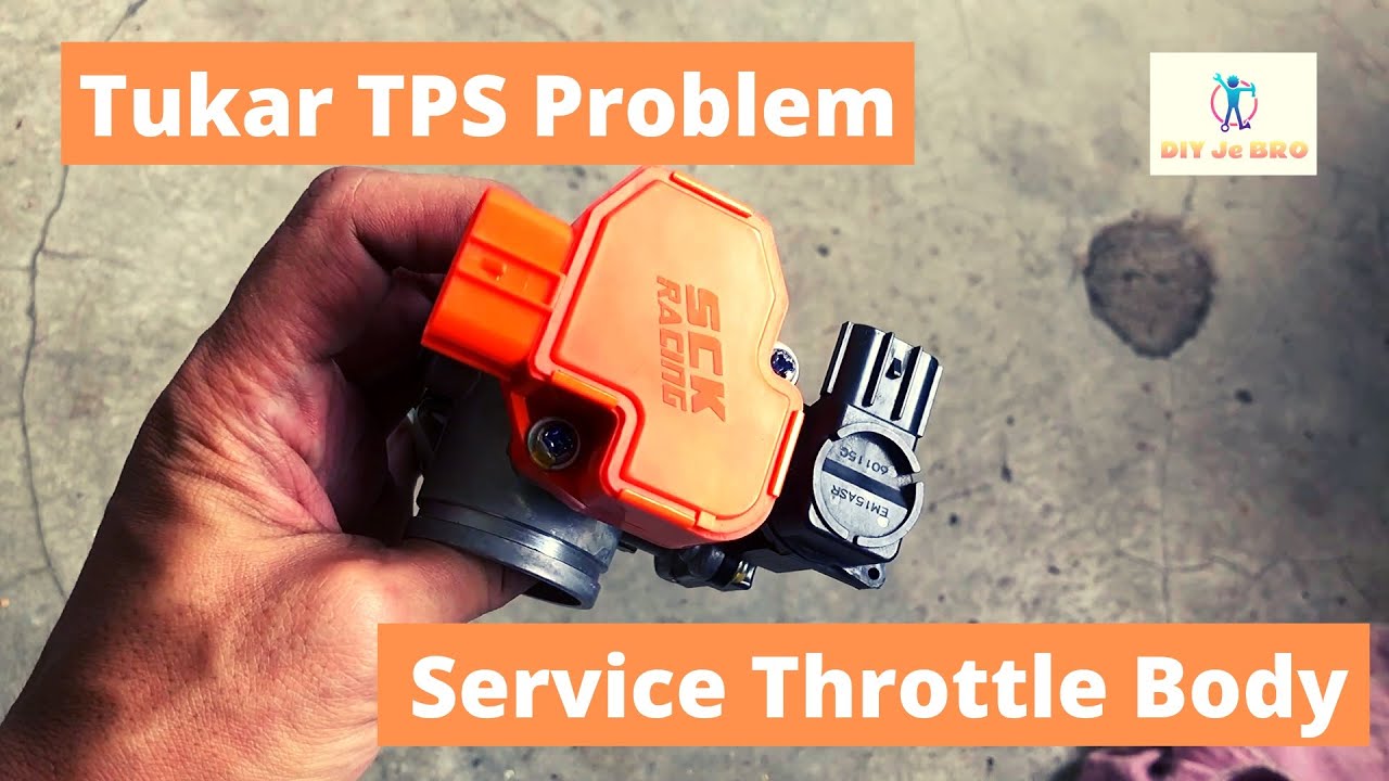 Motor Semput? Tukar TPS Problem. Service Throttle Body RS150