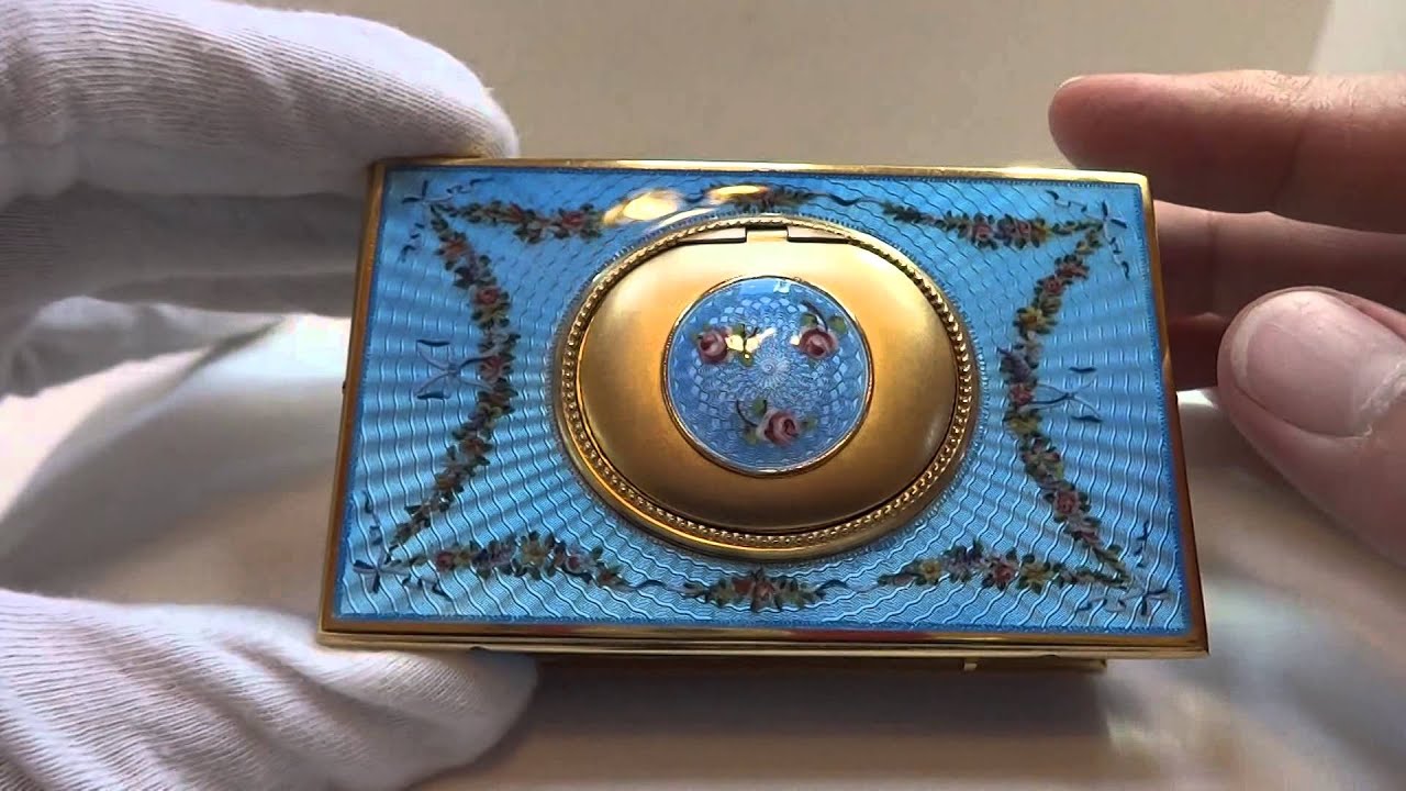 Antique Flajoulot singing bird box