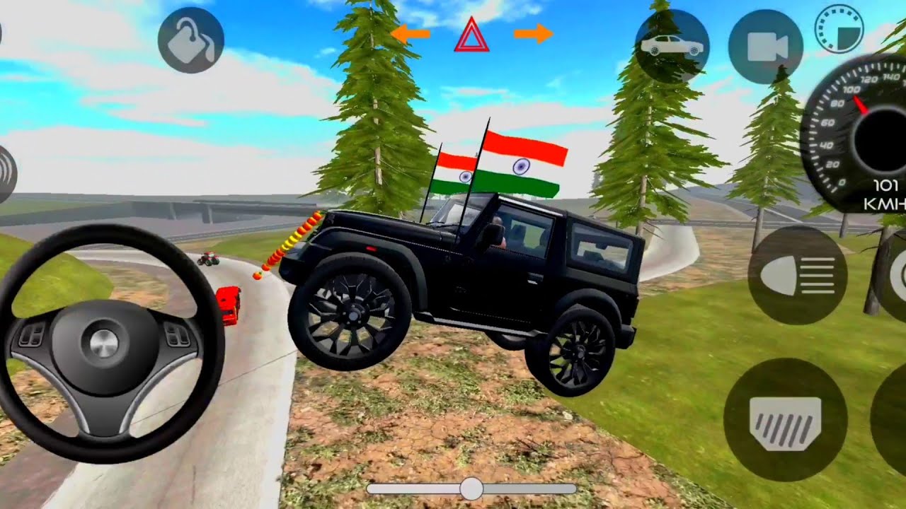 Mahindra thar modified जीप कार गेम थार गेम #cargame #thar #game #carracing #जीप वाल #बेस्ट गेम-2025