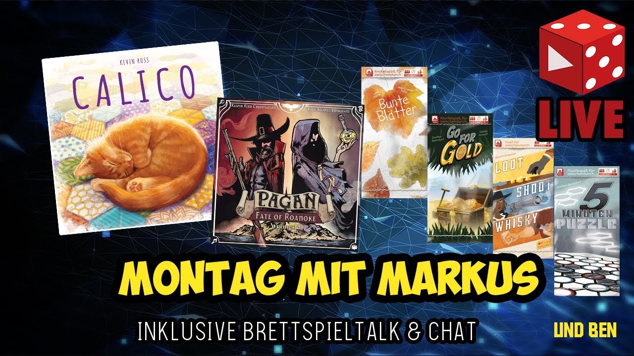 Montag mit Markus: Das Original! Die längste Brettspielsendung im deutschprachigen YouTube