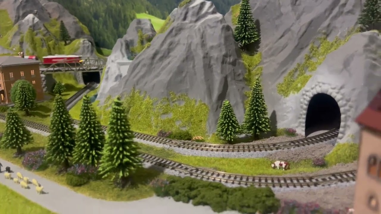 The Glacier Express N Scale with Noch and Kato