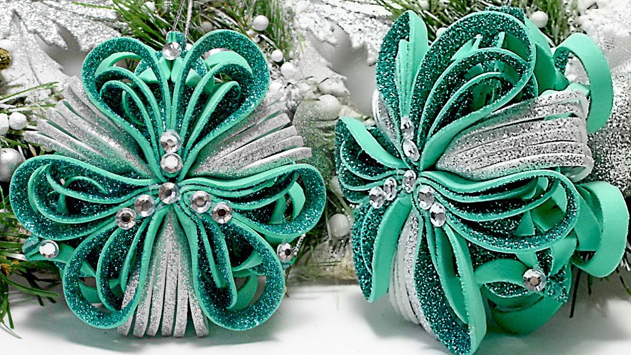 DIY Foam Sheet Decorations Ornaments Ideas | Christmas Tree Decorations | Christmas Crafts🎄173
