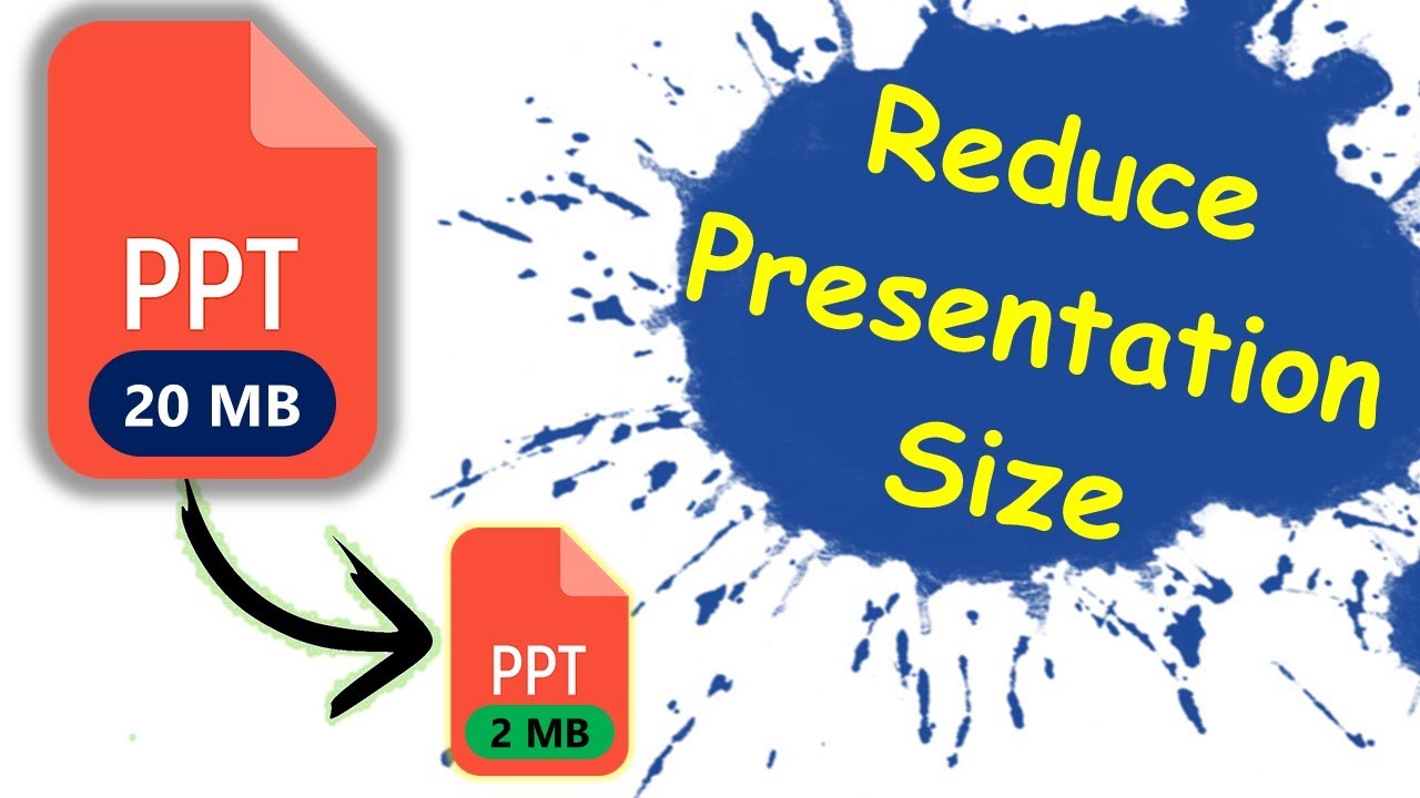 How to Reduce the File Size of a PowerPoint Presentation | Compress PowerPoint File Size