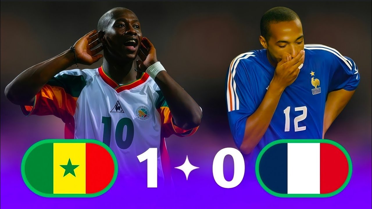 السنغال 🇸🇳 فرنسا 🇲🇫 سقوط حامل اللقب أمام أسود الترانغا 🤯 افتتاح كأس العالم 2002