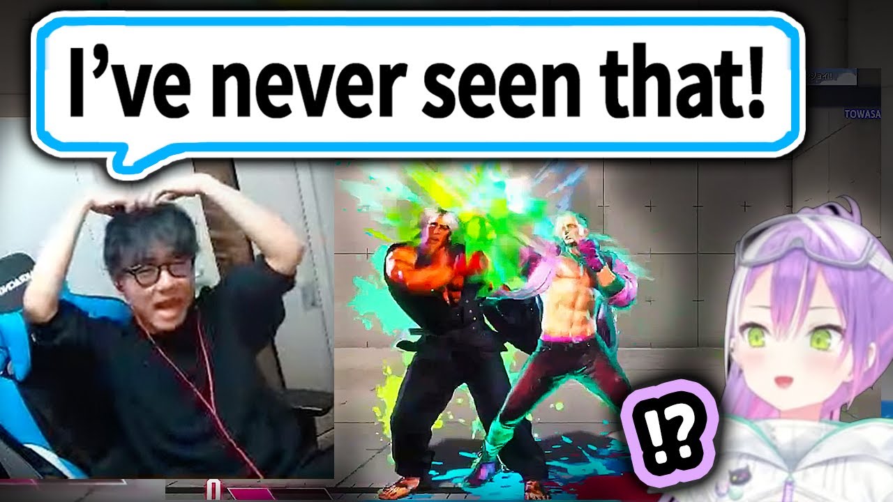 Towa Shocked Pro Street Fighter Players With This Combo【Hololive】