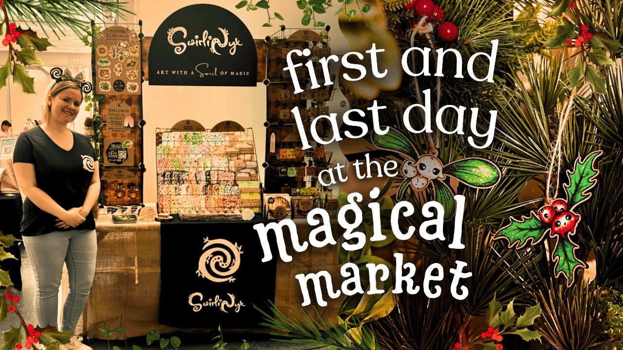 Magical Market 2024 ✨ Travelling to Birmingham 🚙 I Designed my First Christmas Decorations! 🎄