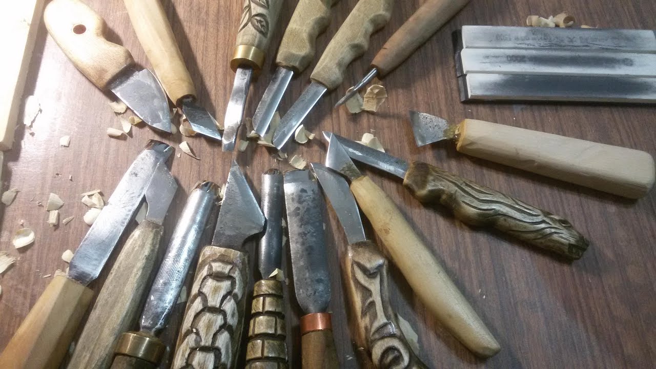 Резьба Самодельные резцы стамески по дереву своими руками Wood Carving