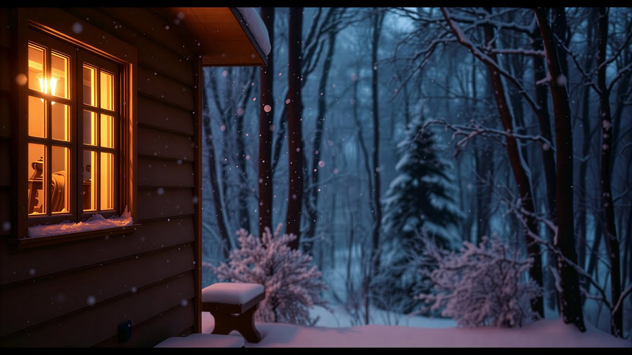 🔴 LIVE Peace Sunrise Cabin 🌲 Warm Light, Calm Sunrise Ambience