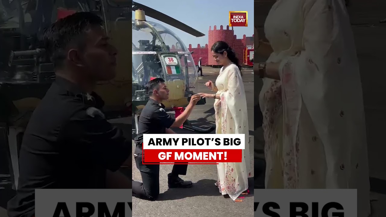 Heartwarming Army Pilot Proposal After Training Ceremony | India Today