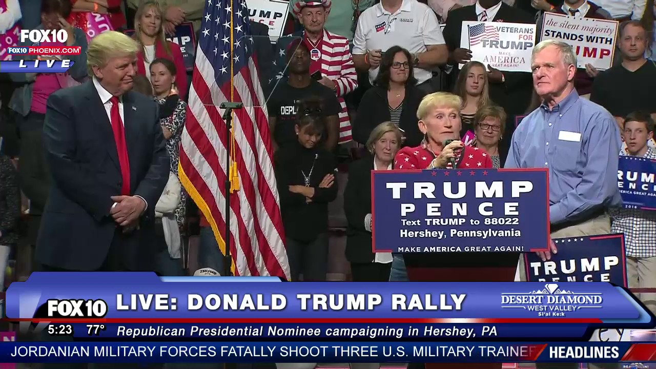 EMOTIONAL MOMENT: Donald Trump Invites Grieving Parents On Stage During Rally FNN