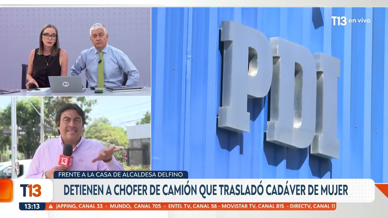 Detienen a conductor que dejó cadáver de mujer frente a casa de la alcaldesa de Quinta Normal