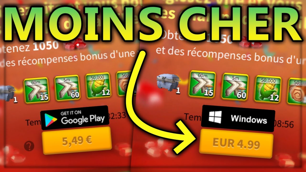 ACHETEZ VOS PACKS MOINS CHER SUR LA VERSION PC ! | RISE OF KINGDOMS FR