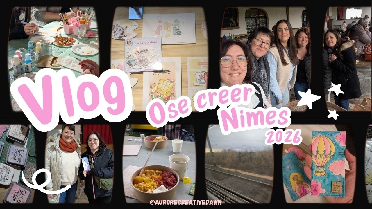 HAUL/VLOG SALON OSE CREER 2026 NIMES #scrapbooking #vlogscrap