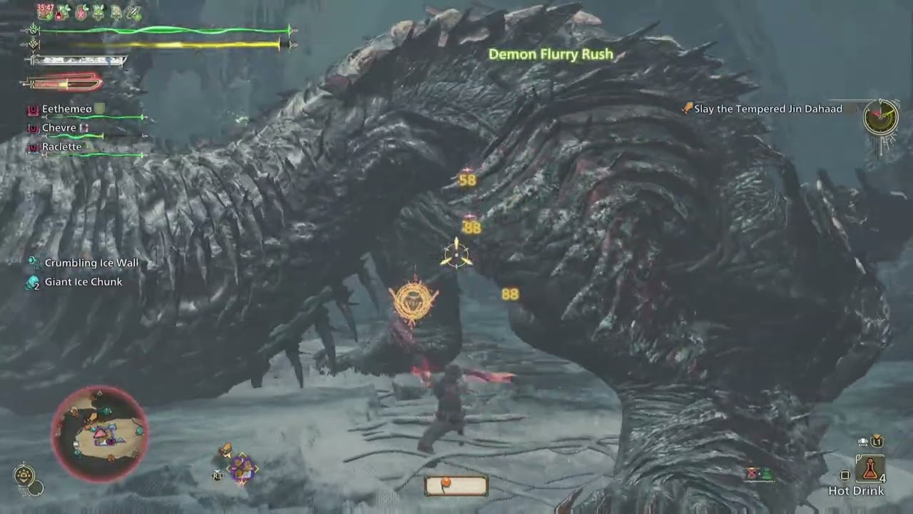 Monster Hunter Wilds_Hunting Exercise_9 Stars Tempered Jin Dahaad_Dual Blade