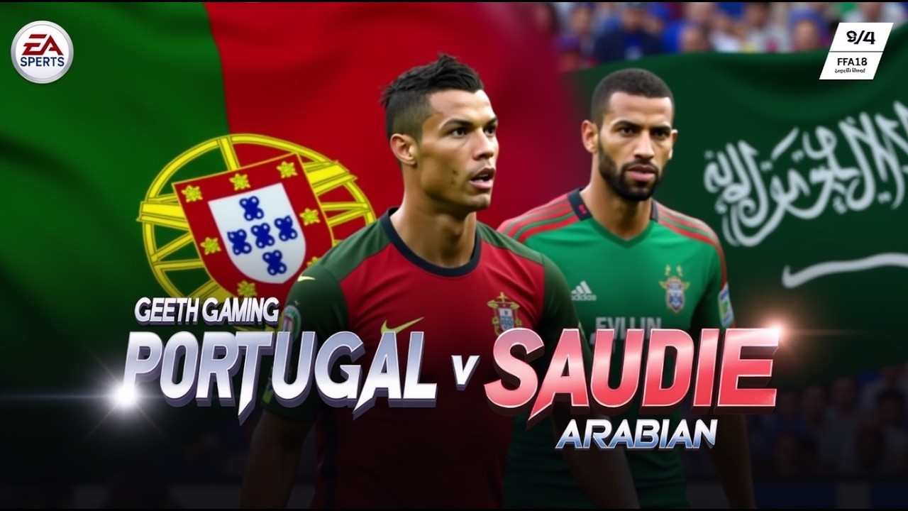 FIFA 18 | Portugal 🇵🇹 vs Saudi Arabia 🇸🇦 – FULL Match Gameplay | Who Wins? | Geeth Gaming
