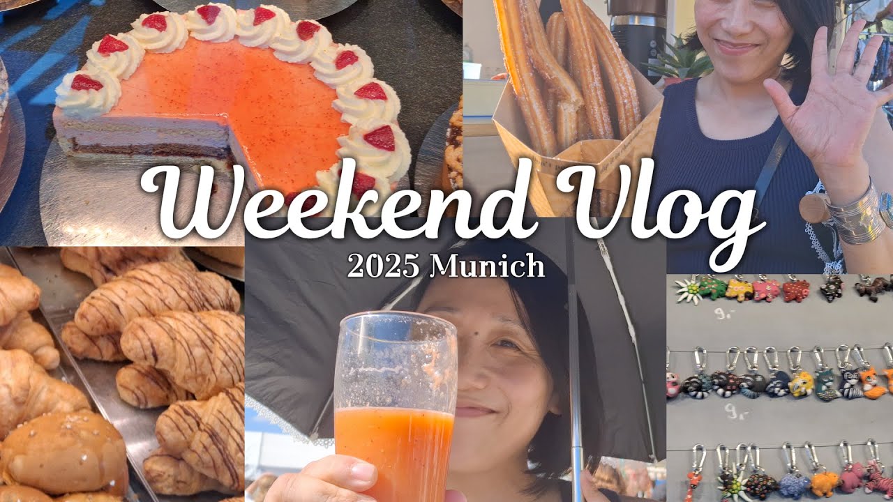 WEEKEND ROUTINE🌞German Breakfast🥐Sesamepaste Bread🍯Summer Festival🍹Barbecue(Germany2025)