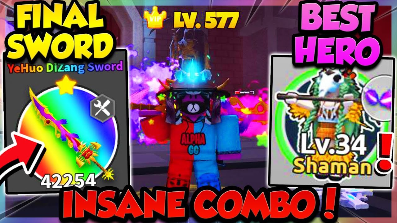 ⚔️ROBUX SWORD & 👹BEST HERO ARE *OP* in Sword Warriors!! (Roblox)