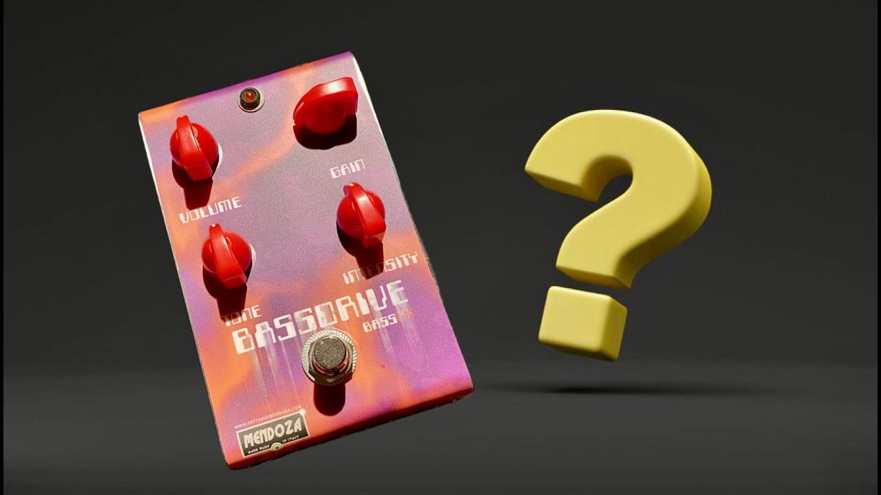 Fattoria Mendoza BassDrive BassEfx - Overdrive  - Bass Effect Pedal Demo