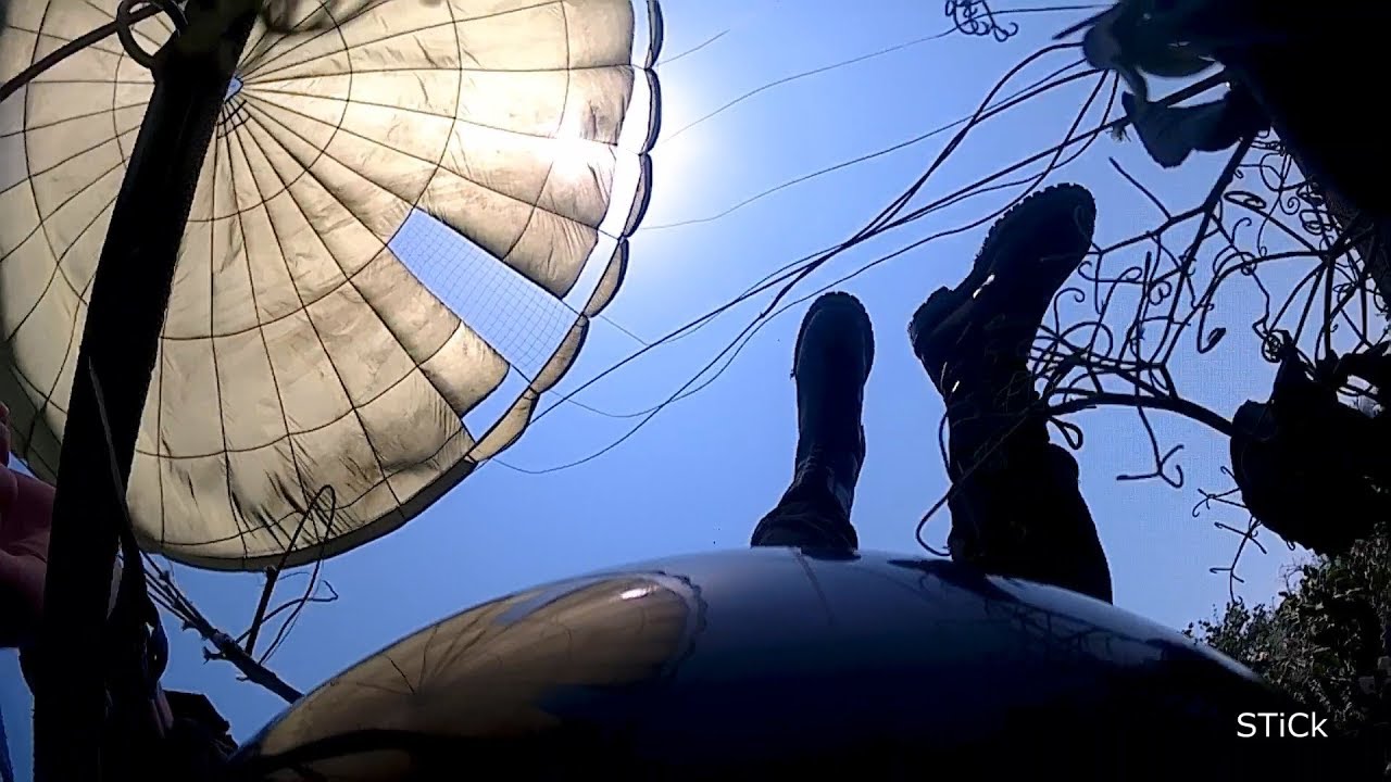 LANCIO con PARACADUTE MILITARE (GoPro, POV) - Qualche Giro di Avvitamento - Loreto (AN)