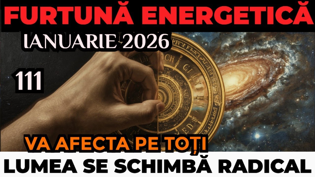 IANUARIE 2026 va fi EXPLOZIV și nimeni nu scapă de marea schimbare. Pregătește-te ACUM!