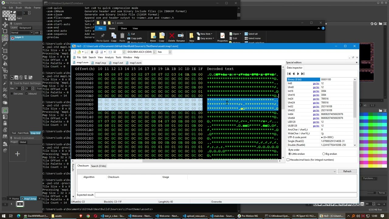 NextBuild - 03 - Drawing a level on Layer 2