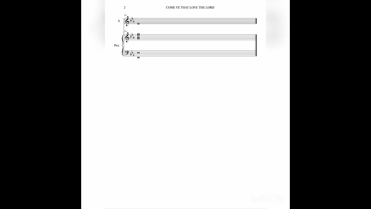 Come ye that love the Lord (MHB 410) last verse organ reharmonization