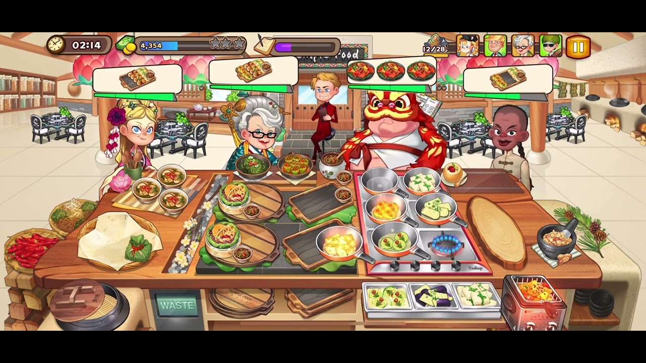 Cooking Adventure - Temple Food House Master Level 3 - Full Upgrade
