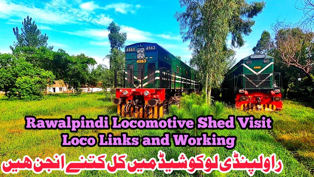 Rawalpindi Locomotive Shed Visit | Loco Links and Working #trains #locomotive