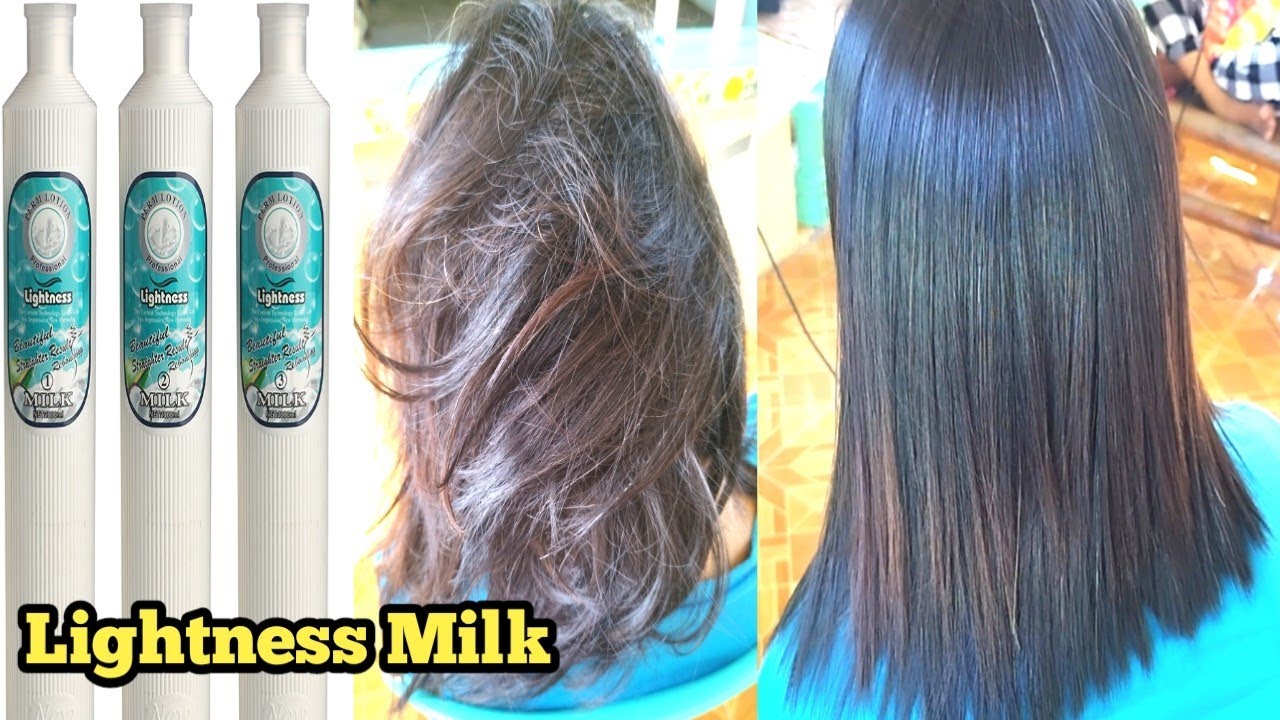 Lightness Milk Hair Rebonding Tutorial