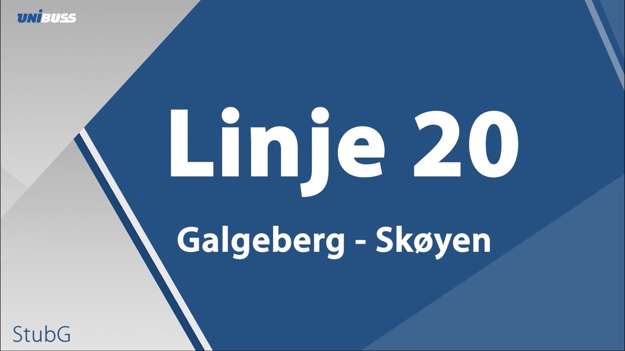 Linje 20 Galgeberg - Skøyen